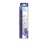 Staedtler Tradition 110-6B Lápiz para escribir, dibujar y esbozar Caja con 12 unidades, Color Grafito