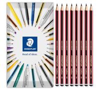 STAEDTLER Tradition Pencil - Lápices de dibujo, bocetos y arte técnico profesional en embalaje de regalo de sobre, paquete de 8, grado 3B