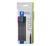 STAEDTLER Triplus 334 C6 - Rotuladores de punta fina (6 unidades, 6 unidades)