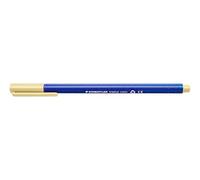 STAEDTLER Triplus Colour 323-13 Rotuladores triangulares de ancho de trazo aprox 1 mm, Caja de cartón con 10 rotuladores color vainilla