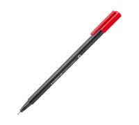 Staedtler Triplus Fineliner 334 Eco · Caja 10 rotuladores · Rojo · Punta fina