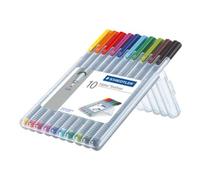 Staedtler triplus fineliner 334 rotulador de punta fina multi 10 pieza