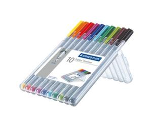 Staedtler triplus fineliner 334 rotulador de punta fina multi 10 pieza