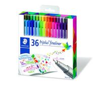 Staedtler triplus fineliner 334 rotulador de punta fina multicolor 36