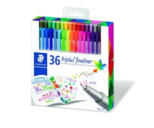 Staedtler triplus fineliner 334 rotulador de punta fina multicolor 36