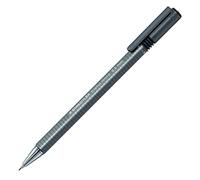 Staedtler Portaminas Triplus Micro 774 – 0,5 mm, forma triangular – Caja 10 Gris Niños