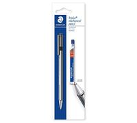 STAEDTLER Triplus Micro 77425BK25D - Portaminas (forma triangular, 0,5 mm, con recambios)