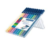 Staedtler Fiberpen Triplus Color 1.0mm, set of 10.