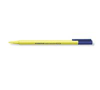 STAEDTLER Triplus Textsurfer 362-1 - Marcador fluorescente de diseño triangular ergonómico. Ancho de línea variable desde 1-4 mm aprox. Color amarillo. Caja de cartón con 10 marcadores