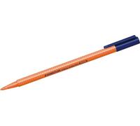 Staedtler Triplus Textsurfer 362-4 - Marcador fluorescente de diseño triangular ergonómico. Ancho de línea variable desde 1-4 mm aprox. Color naranja. Caja de cartón con 10 marcadores