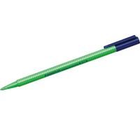 STAEDTLER Triplus Textsurfer 362-5 - Marcador fluorescente de diseño triangular ergonómico. Ancho de línea variable desde 1-4 mm aprox. Color verde. Caja de cartón con 10 marcadores