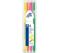 Staedtler triplus textsurfer 362 pack de 4 marcadores fluorescentes -