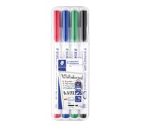 Staedtler Rotulador para pizarra blanca Lumocolor 301 WP4 Estuche de 4 colores