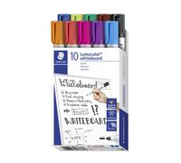 Staedtler Marcador Lumocolor 351 B10, punta redonda, 10 piezas, negro