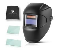 STAHLWERK Casco de Soldadura automático Rookie - Casco de Soldador Robusto, Pantalla de Soldadura, máscara de Soldadura con Filtro de oscurecimiento automático DIN 3 a DIN 11, Clase óptica 1/1/1/2