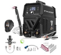 STAHLWERK Cortador de plasma CUT 60 P Digital - Equipo completo - 60 A, capacidad de corte hasta 20 mm, Inverter Plasma Cutter, encendido HF Pilot, interfaz THC para control de altura CNC