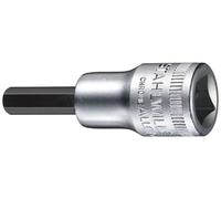STAHLWILLE 02050007, Juego de enchufes, 3/8", métrico, 5 piezas, 7 mm, cromado