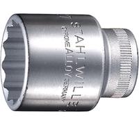 STAHLWILLE 03010034, Llave de vaso, cromo, según la norma DIN EN 3709 / ASME B 107.5 M, 210 g