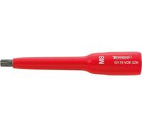 Stahlwille, inserto para destornillador de 3/8" (10 mm), con certificación VDE, para tornillos M6, longitud 136 mm, diámetro 23 mm