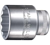 Stahlwille, juego de llaves de vaso de 1/2", tamaño 1 7/16", referencia 03410062. Longitud: 54 mm
