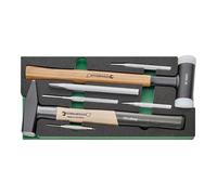 Stahlwille TCS 6 821/7 - Juego de herramientas para golpear, cinceles y perforadoras con incrustaciones de espuma, 8 piezas