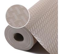 StaHom Alfombrilla de cajón Beige no Adhesiva y Duradera, Antideslizante, Material EVA, Impermeable, cortable, manteles Individuales para estanterías, cajones, hogar 60x400cm