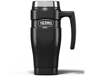 Stainless King Rey Inoxidable Taza de Viaje, Gun Metal, 470 ml
