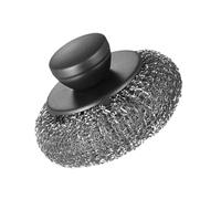 Stainless Steel Scrubber - 3.54x2.56 Inches Dish Cleaning Pad, Heavy Duty Steel Wool, Long Lasting Rust Resistant Brush | Kitchen Sink Barbecue Grill Iron Pot Pan Scrubbing Tool for Home Cleaning