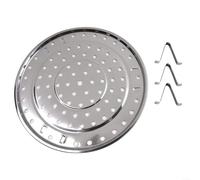 Stainless Steel Steamer Rack 18cm 3 Feet Stand(24CM) | 3 detachable feet, stable lifting, fits 18cm pots, stainless steel, easy cleaning