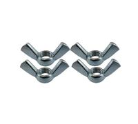 Stainless Steel Welded Type Wing Nut | Silver M3-M10 Usage Scenario: For Frequent Adjustment And Disassembly(M6 2pcs)