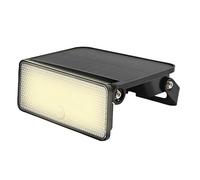 Stak by Velamp MAYA: Foco LED solar de 1000 lúmenes. Orientable. Con detector de movimiento. Color negro