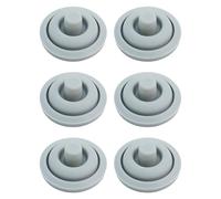 Stalora 6 Piezas Junta Indicadora de Cocción para Olla a Presión, Goma de Silicona Ø3 cm, Repuesto Compatible con Ollas de 2,5 a 8,5 litros, Sellado Estable para Válvula Indicadora