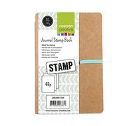 Stamp Journal de Vaessen Creative Libro Artístico con 48 Páginas sin Líneas para Estampado