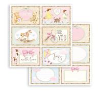 STAMPERIA INTL, KFT (3PL) Daydream 6 Cards-Álbum de Recortes de Doble Cara, Blanco, Talla única