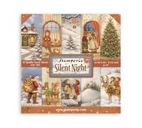 Stamperia - Scrapbook Paper Pad for Scrapbooks, Albums, Cards, Bullet Journals and More, Acid Free, Double-Sided, Perfect for Hobbies, Crafts, and Gifting (Silent Night) (30.5 x 30.5cm)