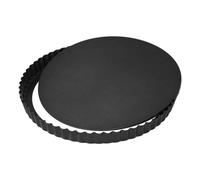 Stampo Crostata Easyclean Easyclean Antiadherente Negro 24 cm Fondo Removible