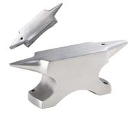 Stand Anvil, soporte de banco de trabajo de acero inoxidable de doble extremo, 11 x 3,9 x 2,4 cm, herramienta de fabricación de joyas para trabajadores del metal, banco de trabajo duradero para