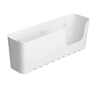 Tatay Estantería ducha rectangular Modelo Standard – Sin taladro, ventosas, soporta 2,5 kg, blanco