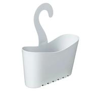 Tatay Colgador de ducha multifuncional – Polipropileno, sin taladro, 25x9x28 cm, blanco