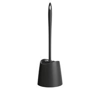 TATAY Escobilla WC Standard - Diseño moderno, cepillo fijo y duradero - Negro 12 x 12 x 38 cm