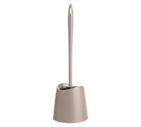 TATAY Escobilla WC | Materiales Resistentes | Diseño Moderno | Cepillo Fijo y Duradero para Buena Higiene Escobillas de Baño | Fabricada en España | 12 x 12 x 38 cm - Taupe
