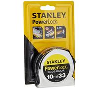 Stanley 0-33-531 Powerlock - Cinta métrica (10 m)