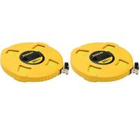 Stanley 0-34-297 - Cinta métrica arrollable (fibra de vidrio, 30 m) (Paquete de 2)