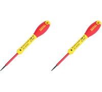 STANLEY 0-65-410 - Destornillador aislado vde 1000v FatMax plana 2,5 x 50 mm (Paquete de 2)