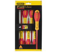 Stanley FATMAX Juego destornilladores aislados 0-65-441 6 pzas (3 planos,2 Phillips,1 test) 1.000V