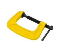 Stanley 0-83-033 abrazadera abrazadera en c 7,5 cm negro, amarillo