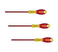 STANLEY 1-65-410 - Destornillador aislado vde 1000v FatMax plana 2,5 x 50 mm (Paquete de 3)