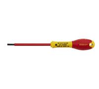 STANLEY 1-65-412 - Destornillador aislado vde 1000v FatMax plana 4 x 100 mm