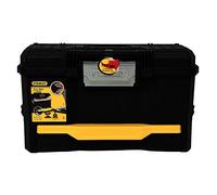 Stanley Caja de herramientas 1-70-316 19"/40,5 cm con autocierre y cajón Negro/Amarillo