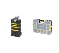 Stanley 1-79-206 Taller Movil Modular, 86,6 X 48,8 X 34,8 Cm + 1-94-745 Organizador Sortmaster 44.2 X 9.2 X 33.3 Cm